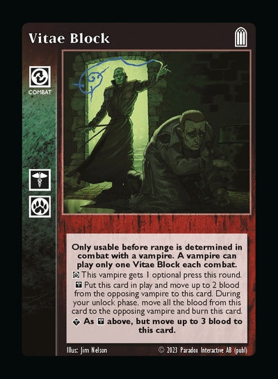 Vitae Block - Combat